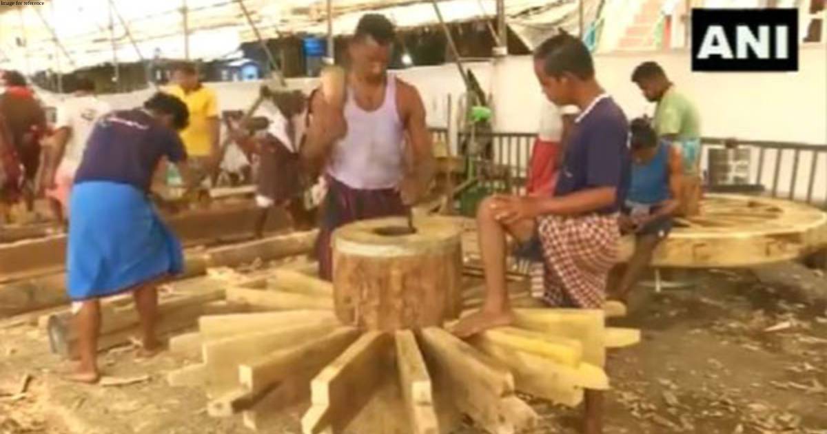 Jagannath Rath Yatra: Construction of three wooden chariots in full swing